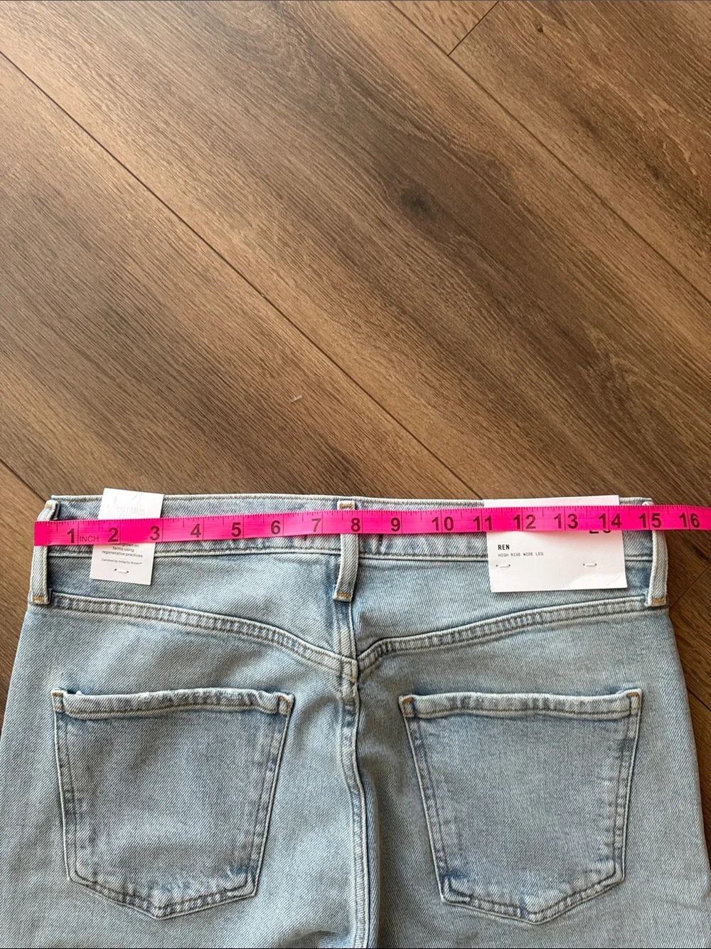 AGOLDE Ren High Rise Wide Leg Jeans- size 28